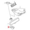 Car Inner Rear View Mirror Cover Trim 7P6858547B9B9 For VW Touareg 2011-2017 Spare Parts Parts Interior Mirror Upper Trim Caps