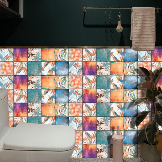 10 шт. настенная наклейка водонепроницаемая без остатка ПВХ абстрактный узор настенная наклейка товары для дома