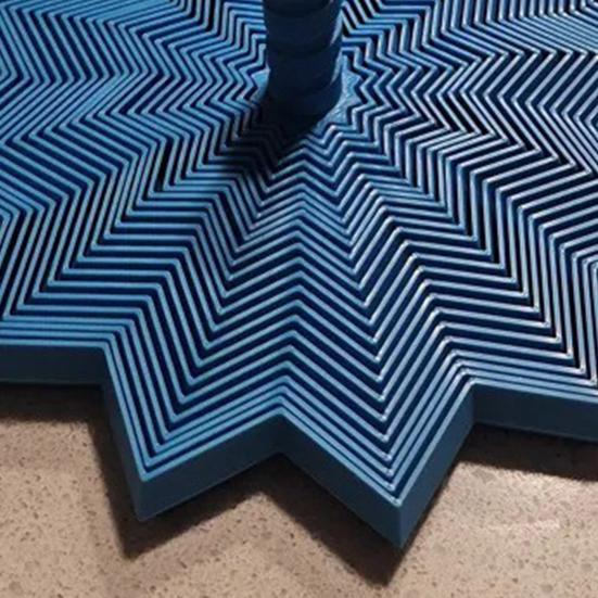 Расширяющаяся 3D-печатная фиджет-звезда с ручкой, фрактальный шестиугольник, сенсорная игрушка, снятие стресса и тревоги, расширяющаяся спираль, сотовая фиджет-игрушка