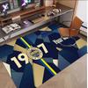 Personalized Crystal Velvet Carpet Fenerbahçe FC Pattern Non Slip Floor Rug