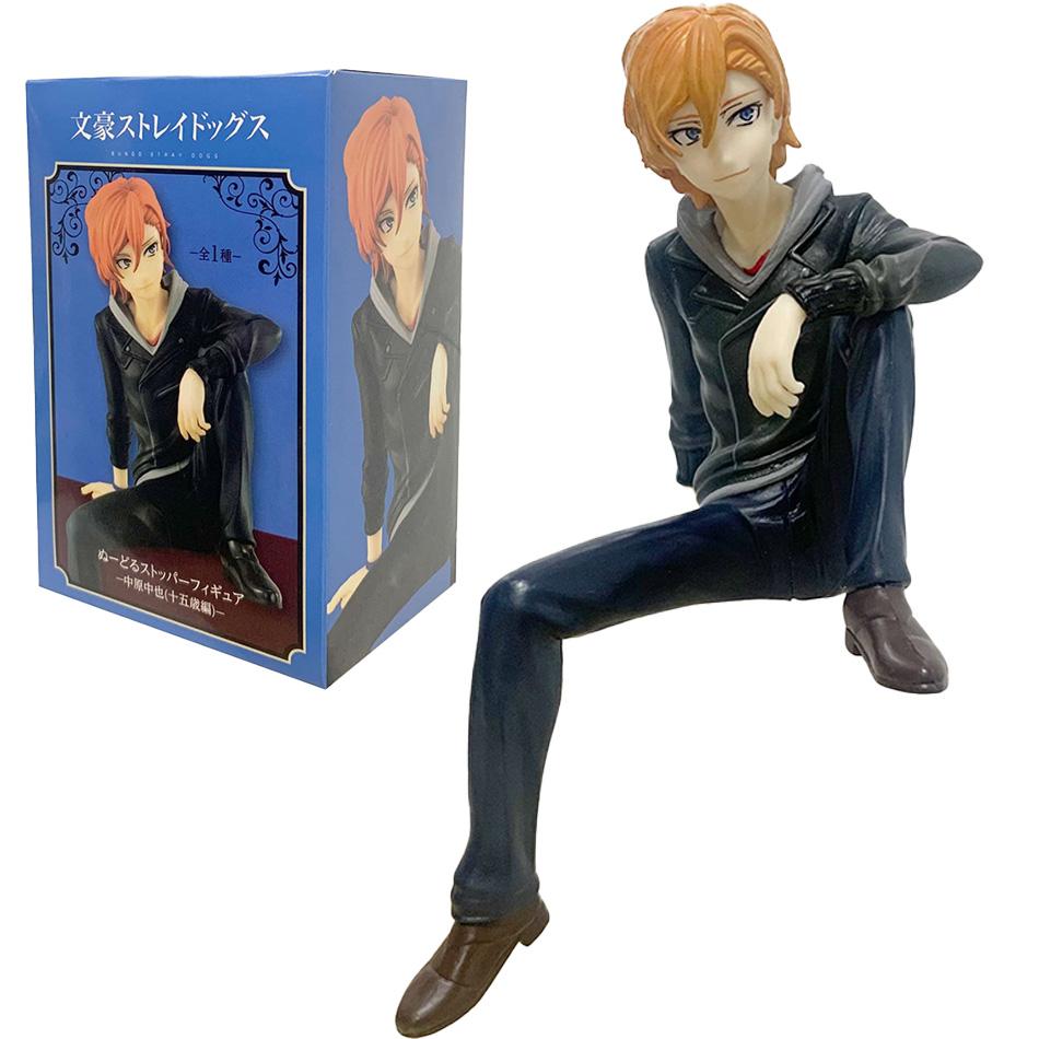 Новая фигурка Dazai Osamu из Bungo Stray Dogs, фигурки действия Nakahara Chuuya, ПВХ модель, коллекция, стоппер для лапши, игрушка на день рождения, подарки
