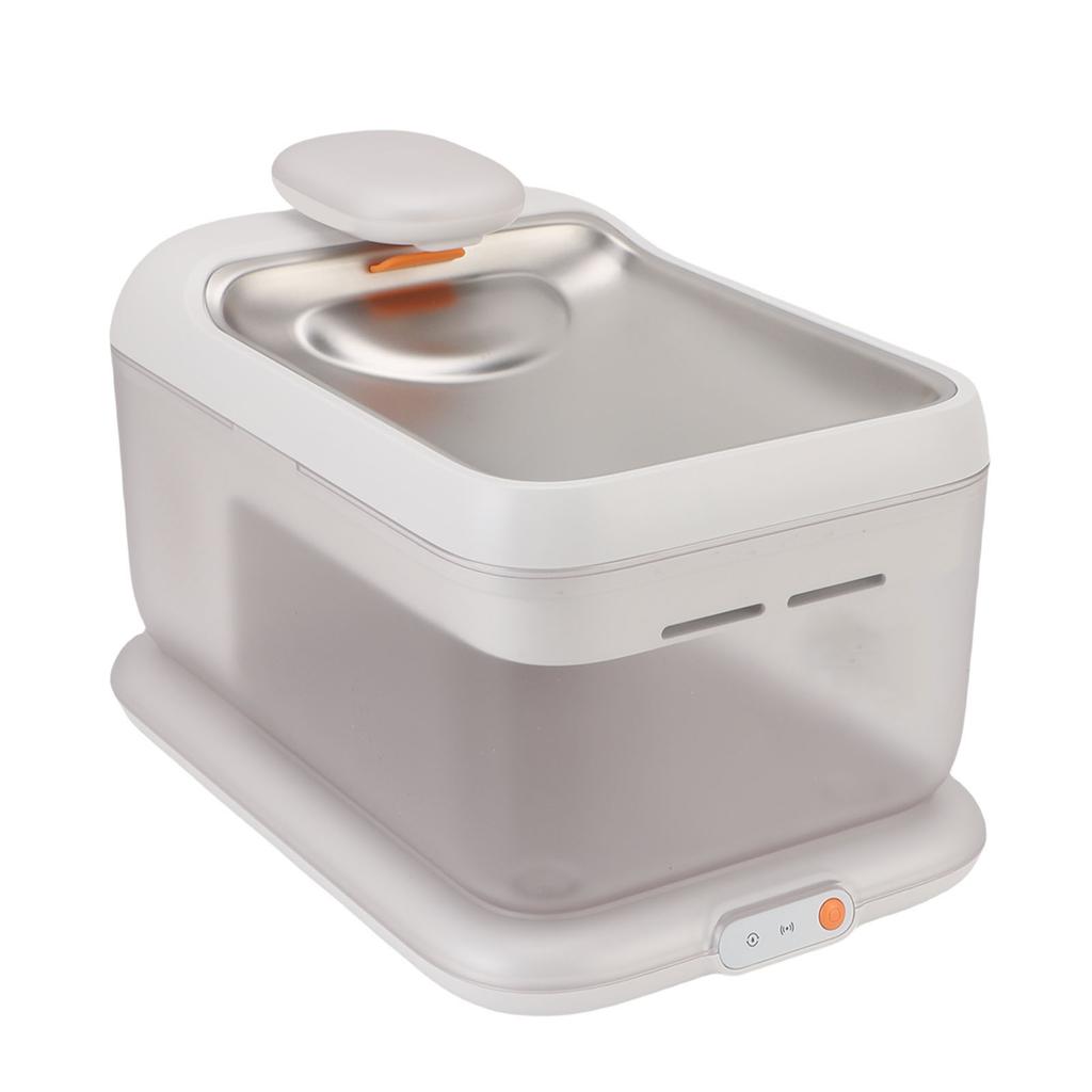 Фонтан для воды для кошек Беспроводной умный диспенсер для воды для домашних животных Нержавеющая сталь 4,5 л Большая миска для воды для собак