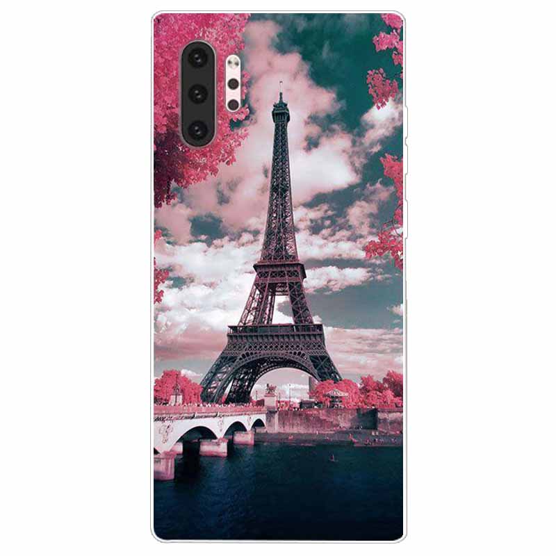 Phone Case For Samsung Note 10 Pro Plus Cover Note10 Silicone Soft Painted Wolf Coque for Samsung Galaxy Note 10 Lite TPU Bumper