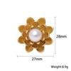 New Multi -Petal Pearl Brooch Fashion Exquisite Female Jewelry Brooch Clothing Decoration Accessories Party Brooch Gift