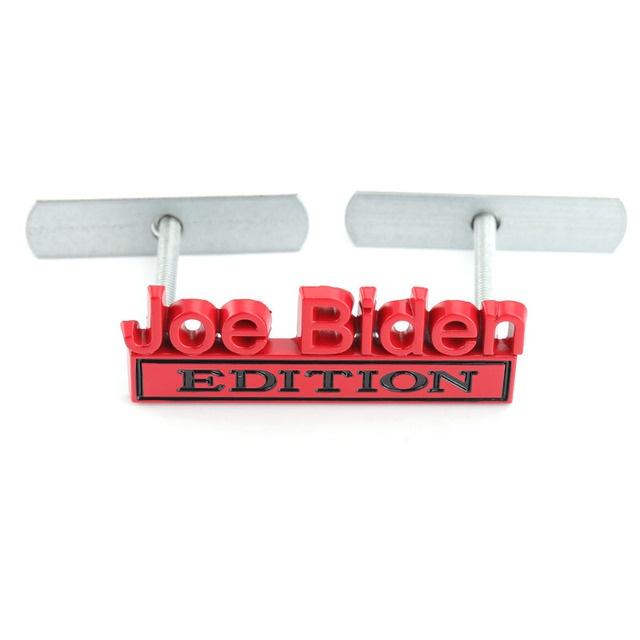 1 шт. 3D Металлическая эмблема-значок Joe Biden Edition для решетки радиатора автомобиля, крыла, заднего багажника, наклейка