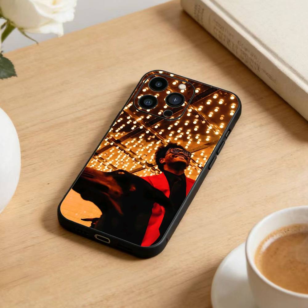 Чехол для телефона The Weeknd для iPhone 17 16 15 14 13 12 Max Plus Силиконовый Черный Чехол