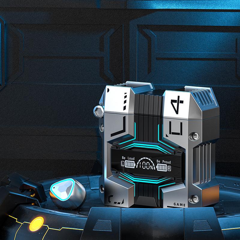 Новый продукт, беспроводная TWS Bluetooth-гарнитура, научная фантастика, космическая кабина с металлическим зондированием, игра с двойным ухом без задержки