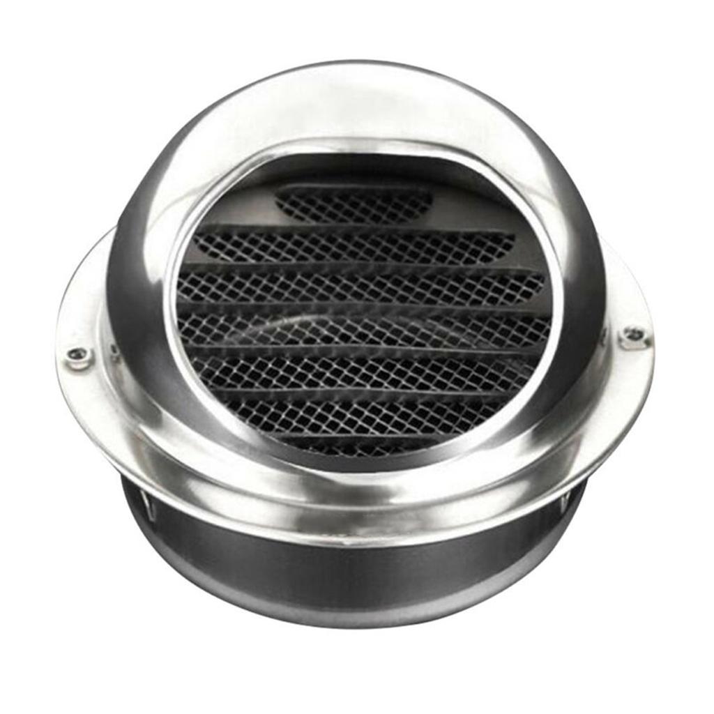 1 Pc Stainless Wall Air Vent Ducting Ventilation Exhaust Grille Cover Extractor