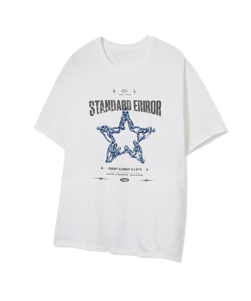 STANDARDERROR 87-Stan337 All Star Винтажная однотонная футболка с коротким рукавом (2 цвета)