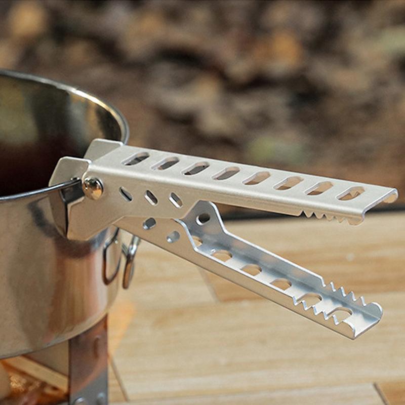 Алюминиевый зажим из антигорячего сплава, держатель для миски, ручка для кемпинга, кастрюли, кухонные аксессуары