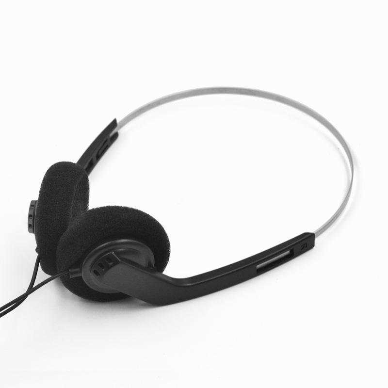 Легкие стальные наушники MP3 для туристического автобуса с креплением на голове