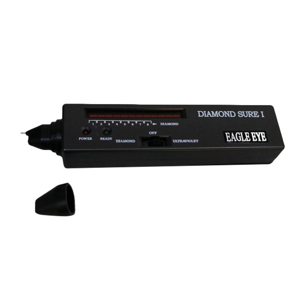 High Accuracy Diamond GemTester Pen Portable GemstoneSelector LED Indicator Accurate Reliable Jewelry UV Light Test Tool