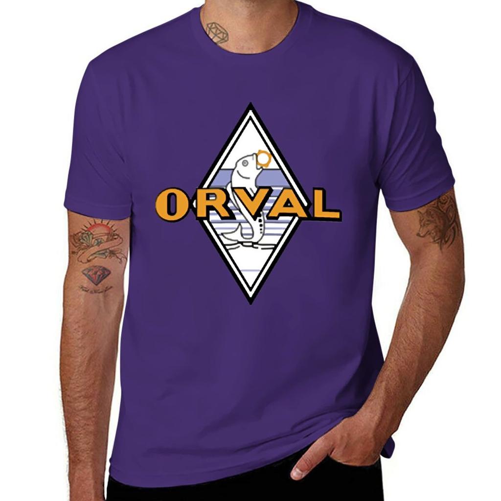 Новая футболка с логотипом Orval футболки тяжелые футболки милая одежда мужская одежда