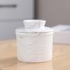 Керамический горшочек для сливочного масла 'Keep Fresh' Герметичный керамический горшочек для масла Простой хранитель масла Ресторан