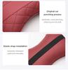 LLIT4 Car Seat Neck Pillow Leather Memory Cotton Headrest For BMW F30 F10 E90 F20 E46 E60 E70 E39 Car Interior Head Support keychain
