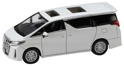 HJ64 Toyota Alphard Hybrid с люком на крыше, белый жемчужно-кристаллический блеск, готовый продукт, масштаб 1/64 (H30W) /