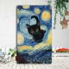 Милое украшение кошка, подвесные картины 20*30 см, настенные картины для наружного балкона