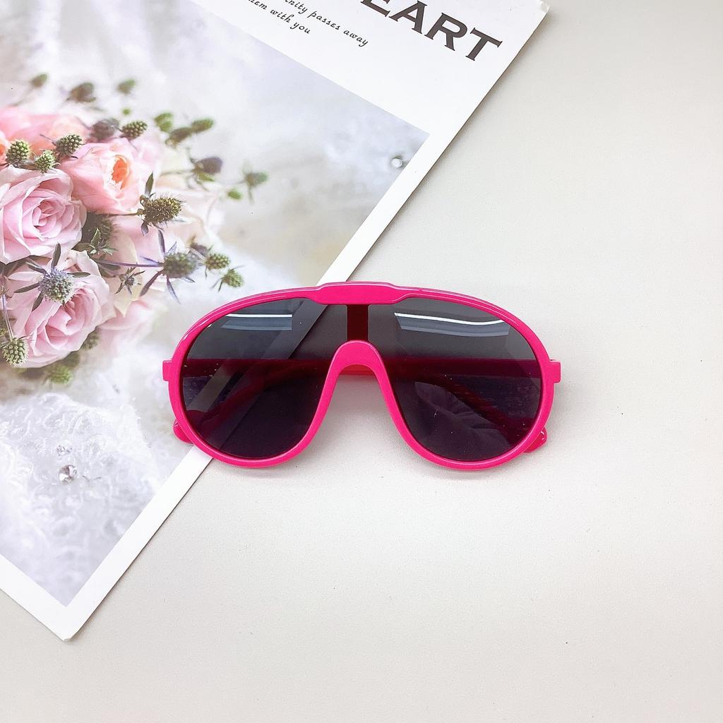 2025 UV400 Retro sports children's sunglasses with eye protection and sun shading concave design, boys' sunglasses for cycling