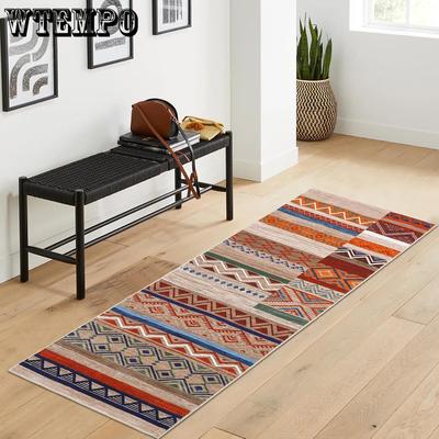 Ретро Американский Кристальный Бархатный Ковер Коврик для Дверей Пятноустойчивый и Пылезащитный Коврик для Коридора