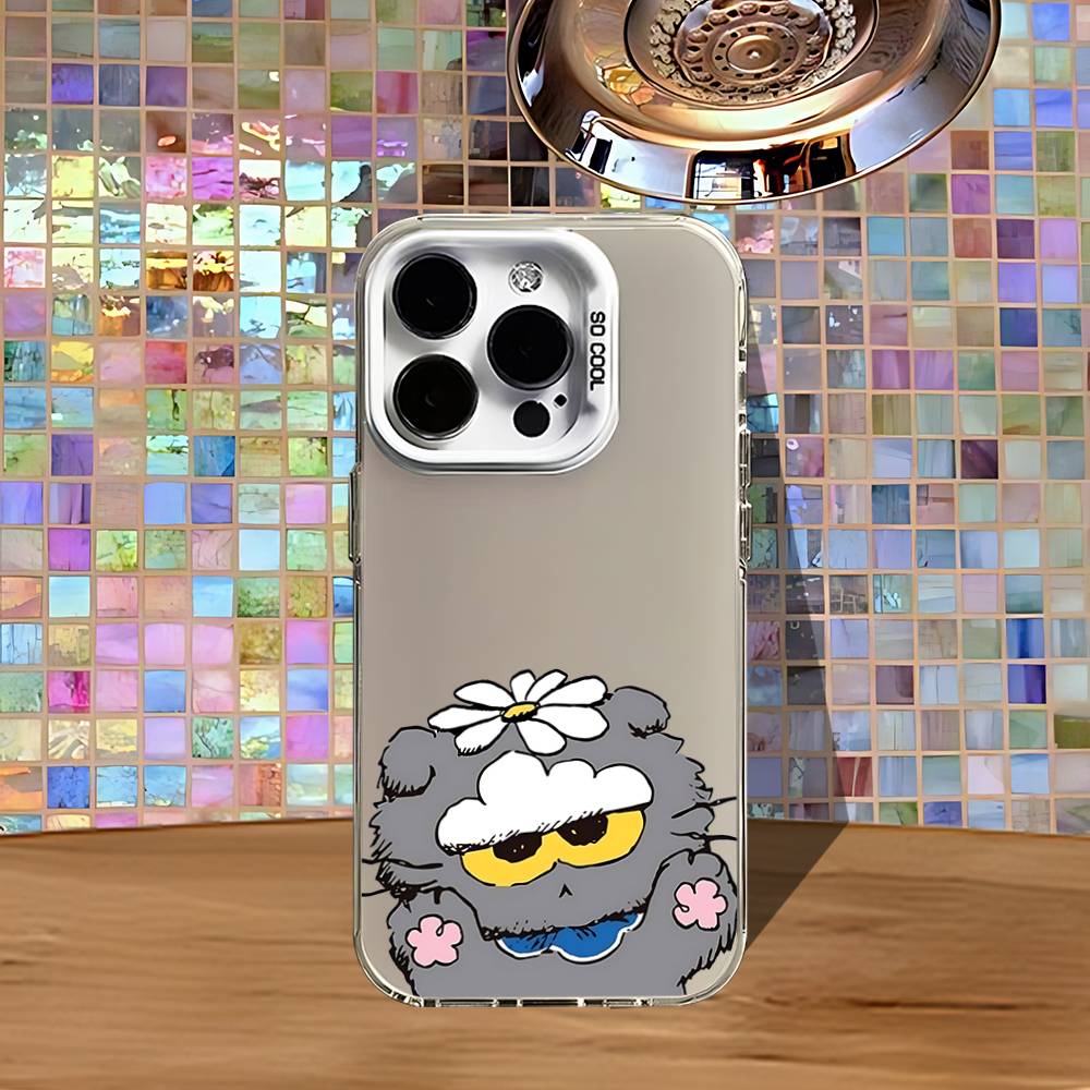 G-Gdragon Z-Zoa Кошка Модный Чехол для Телефона Для iPhone 16,15,14,13,12,11,Pro,XS,Max,Plus,Mini,SE4,E Белый Матовый Ударопрочный Чехол