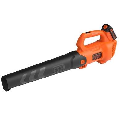 Аккумуляторный осевой воздуходув BLACK+DECKER - BCBL200L-QW - 18В - Расход воздуха 580 м³/ч + С аккумулятором 18В - 2 Ач и зарядным устройством 2 Ач