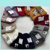 Hat Winter Knitted Outdoor Windproof Cold Proof Fashion Solid Color Warm Hat