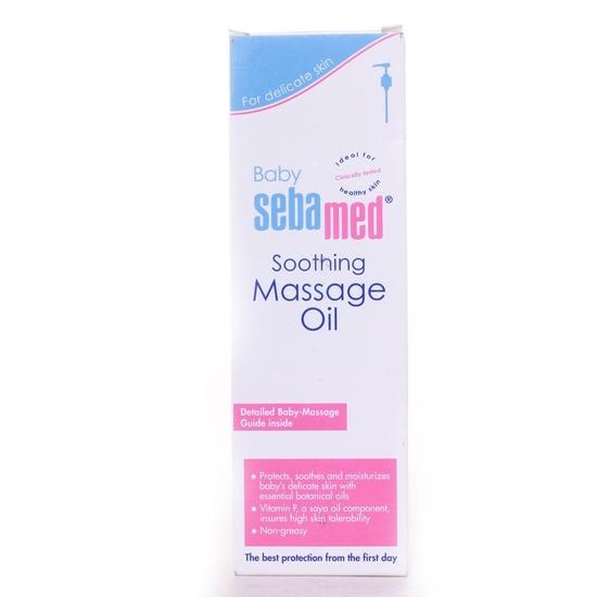 Sebamed Детское очищающее мыло (150г) и детское массажное масло, 150 мл, комбо