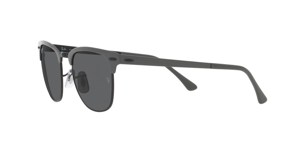 Ray-Ban Clubmaster Metal RB3716 51 (9256B1 Grey On Black) Sunglasses