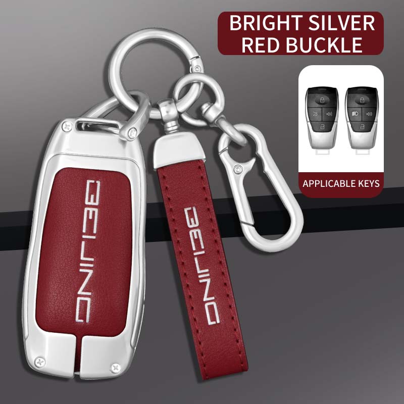 Car Key Cover Case Shell for Baic BJ40 PLUS EX5 EU5 EC5 bj80 For Changhe Q25 Q35 A6 4button stmart key car Accessories