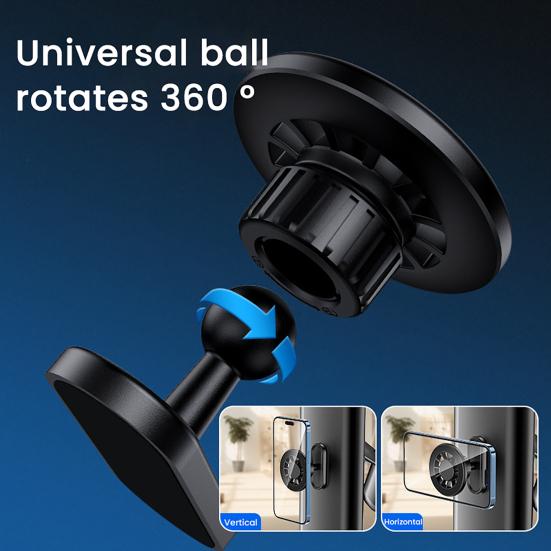 Magnetic Phone Holder for Golf Cart Strong One-hand Operation Phone Stand Magnetic Mount for Fitness Outdoor Sports And Travel