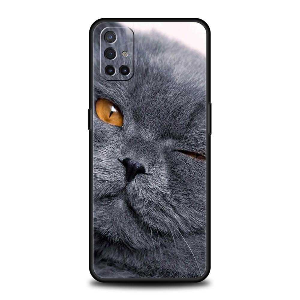 Phone Case For OnePlus 11 10 9 Pro 9T 12R 10R 9R 9RT 10T 8T 8 7 6T 7T Nord 2T CE 2 5G N200 N10 N100 Cover British Shorthair Cat