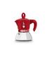 Bialetti Moka Induction Exclusive Red 2-Cup Coffee Maker, Induction Compatible & Stovetop Compatible (Coffee Maker, Espresso Maker, Mocchinetta)