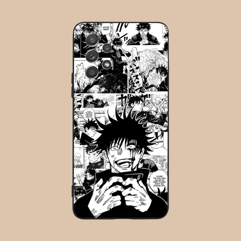 Чехол для мобильного телефона Jujutsu Kaisen Мегуми для Samsung Galaxy A56 55 54 53 52 51 36 35 34 23 16 15 5G Цветной чехол Чехол для мобильных телефонов