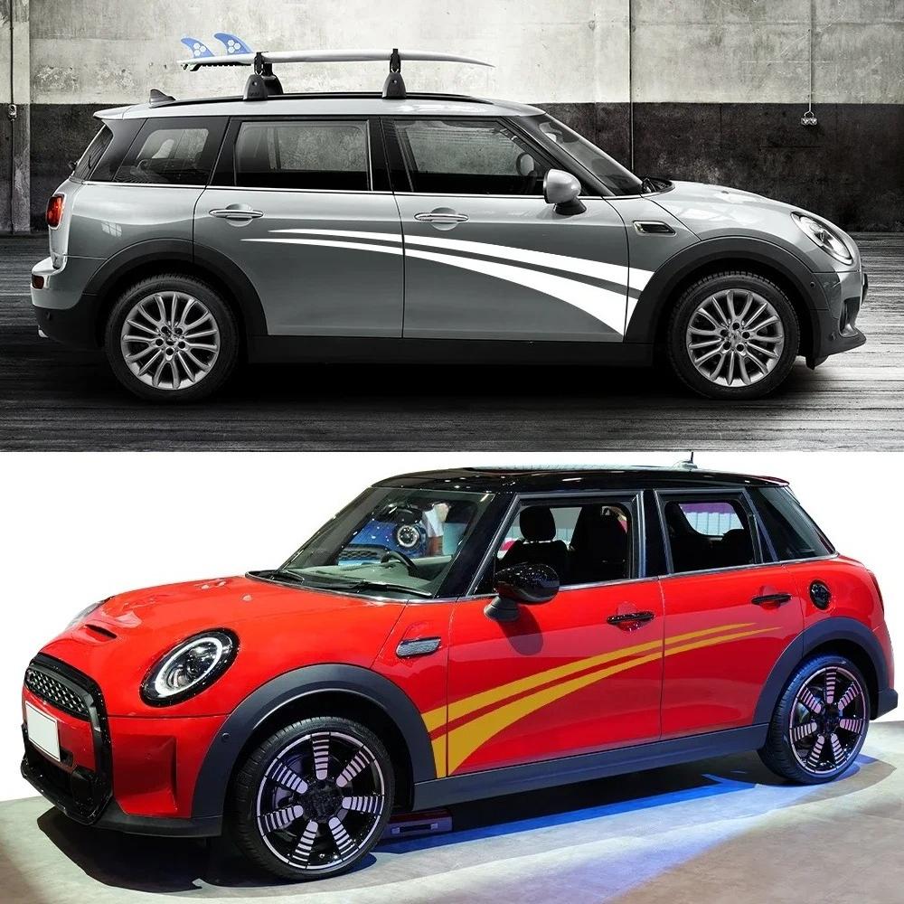 Для MINI Cooper S R55 R56 R60 F55 F56 F60 F54 R61 R53 Боковая наклейка на дверь автомобиля Виниловая наклейка Наклейка для украшения кузова автомобиля Аксессуары