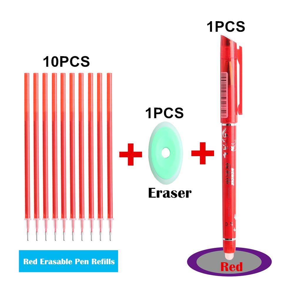 12 шт./лот, набор стираемых волшебных ручек, гелевая ручка с моющейся ручкой, школьные и офисные письменные принадлежности, студенческие рождественские подарки
