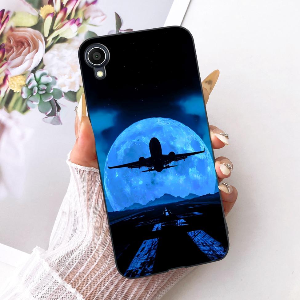 Black Cover For Asus ZenFone Live L2 Case ZA550KL Cute Cat Fashion Butterfly Funny 2D Painted Casing For Asus ZenFone L2 Live