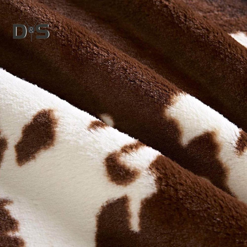 DYS Home Decor Cow Animal Print Carpet Chair Throw Rug Anti-slip Lounge Mat