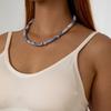 Women Bohemian Necklace Special-Shaped Beads Necklace Beach Necklace Jewelry for Daily Street Parties Vacations