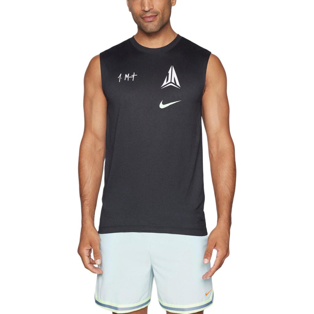 Nike Спортивная тренировочная повседневная безрукавка Dri-Fit мужская майка черная FV8401010