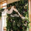 UV Protection Artificial Plant Wall Panel Plastic Simulation Lawn Panels  Wedding Decoration