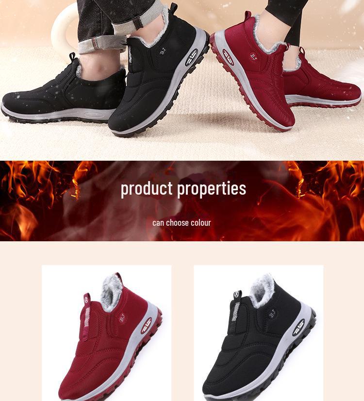 2024 Winter Cotton Shoes: Non-Slip, Warm & Comfortable for Men and Women