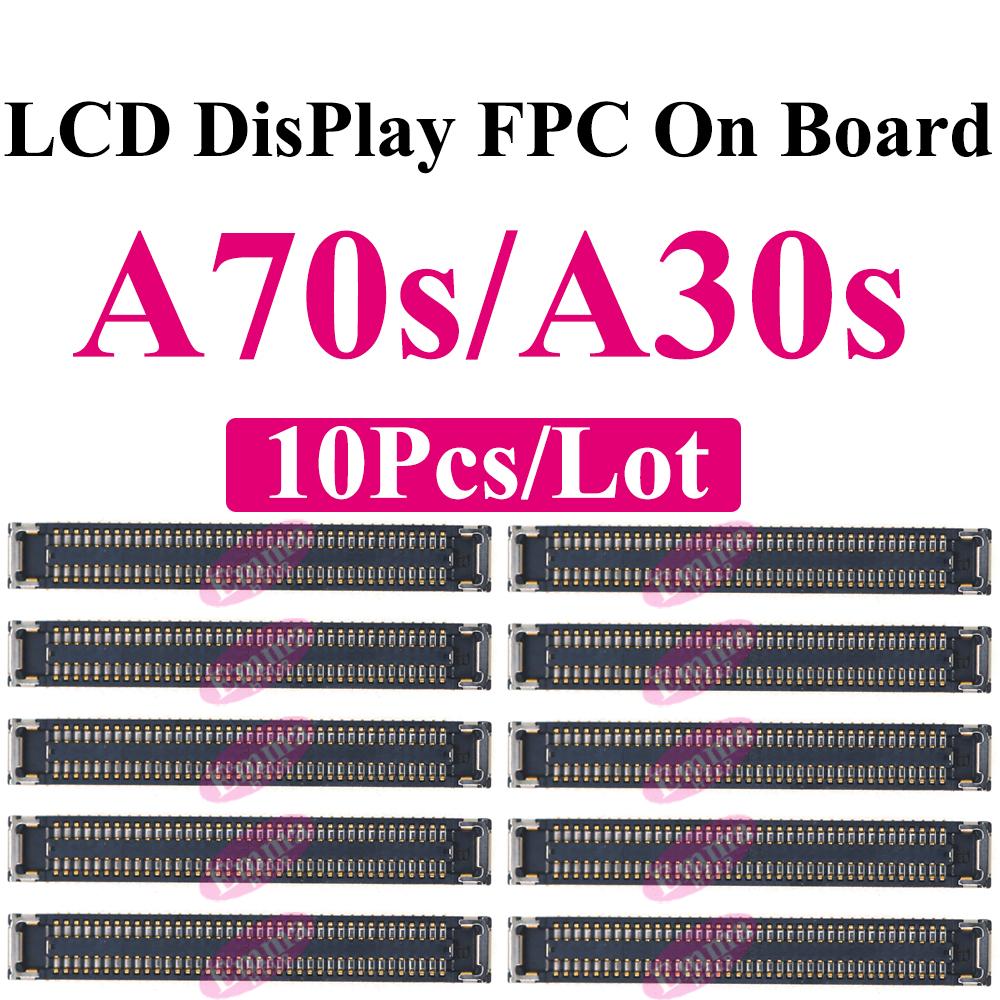 10 шт. Порт разъема FPC шлейфа дисплея LCD на плате Для Samsung Galaxy A31 A41 A51 A71 A70 A40 A80 A21S A30S A36