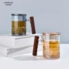 Mountain Series Wood Handle Glass Cup
