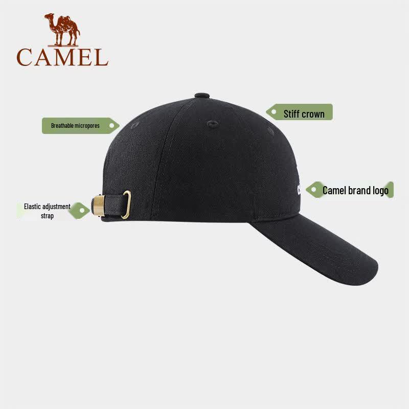 Camel Летняя бейсболка с широкими полями для защиты от солнца