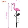 1/3Pcs Solar LED Light Flamingo Lawn Light Garden Light Outdoor Waterproof Pink Flamingo Lights Landscape Lighting Garden Decor