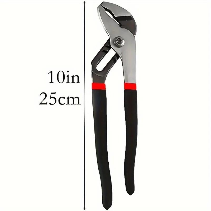 Бренды Generies Плоскогубцы с прямыми губками и пазами Клещи для водяных насосов Клещи для пазовых соединений Ручка из углеродистой стали с высокой видимостью