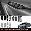 Glass Switch Decoration Car Door Window Lift Contriol Panel Cover Replacement For Toyota Prius 60 Series Right-hand Drive M B5N9