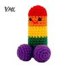 Unique Crochet Figurine Handmade Ornament, Funny Positive Desk Buddy, Cute Novelty Decoration Figurine, Emotional Support Keepsake Gift for