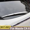 For MAZDA CX-5 CX5 CX 5 2017 2018 Rear Trunk Window Wiper Arm Blade Cover Trim Overlay Nozzle Garnish Accessories