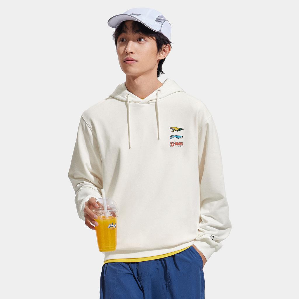 Li Ning Sports Life Collection Sweatshirt Men's Ivory AWDV811-2